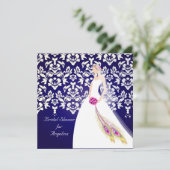 PixDezines Bride 2 B Kaart (Staand voorkant)