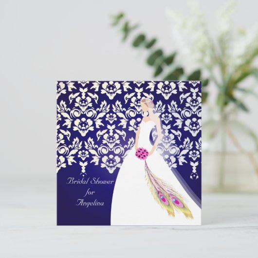 PixDezines Bride 2 B Kaart (Staand voorkant)