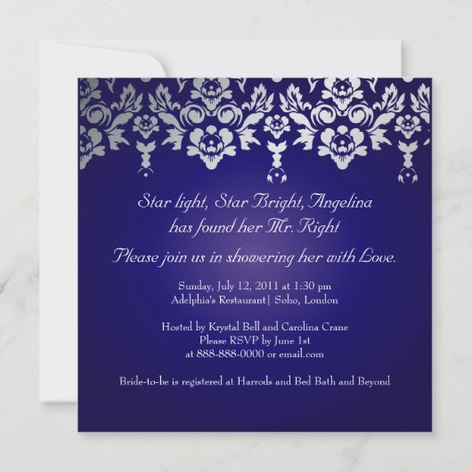 PixDezines Bride 2 B Kaart (Achterkant)