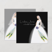 PixDezines Bride 2 B Kaart (Voorkant / Achterkant)