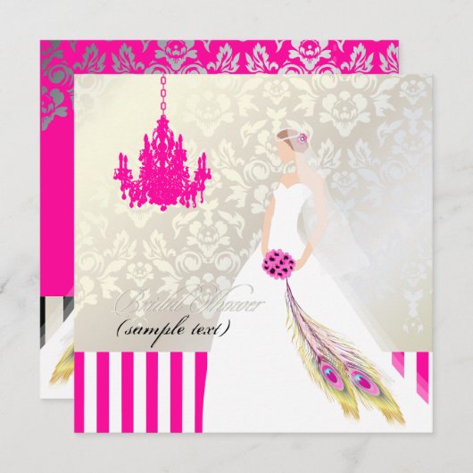 PixDezines Bride 2 B Kaart (Voorkant / Achterkant)