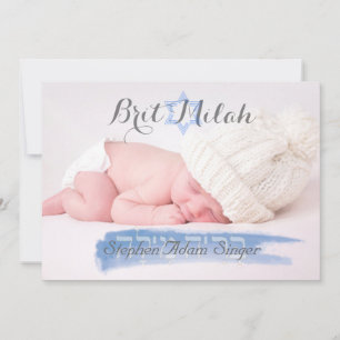 PixDezines brit milah/foto lijst+sterren/diy kleur Kaart