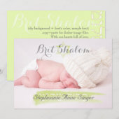 PixDezines brit shalom ברית שלום/foto lijst Kaart (Voorkant / Achterkant)