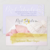PixDezines brit shalom/foto lijst+sterren/diy kleu Kaart (Voorkant / Achterkant)