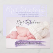 PixDezines brit shalom/foto lijst+sterren/diy kleu Kaart (Voorkant / Achterkant)