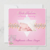 PixDezines brit shalom/foto lijst+sterren Kaart (Voorkant)