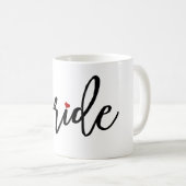 PixDezines Bruid/Modern Schrift Koffiemok (Voorkant rechts)