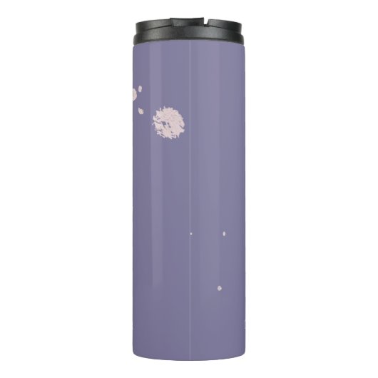 PixDezines Bruid Tribe Blush Modern Script Thermosbeker (Achterkant)