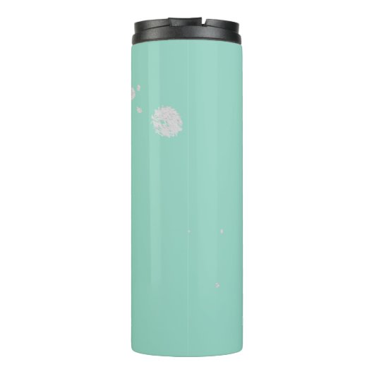 PixDezines Bruid Tribe Platinum Modern Script Thermosbeker (Achterkant)