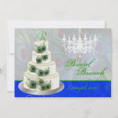 PixDezines bruidbrunch/dij evenement/pekstaart Kaart (Voorkant)