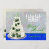 PixDezines bruidbrunch/dij evenement/pekstaart Kaart (Voorkant / Achterkant)