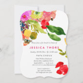 PixDezines Bruids Brunch Ranunculus/DIY Achtergron Kaart (Achterkant)