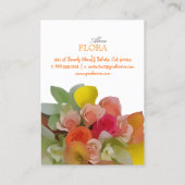 PixDezines Bruidsboeket, bloemisten/doe-het-zelf k Visitekaartje (Achterkant)