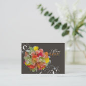 PixDezines Bruidsboeket, bloemisten/doe-het-zelf k Visitekaartje (Staand voorkant)