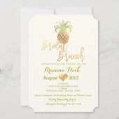PixDezines Bruidsbrunch/Faux Gold/Ananas Kaart (Voorkant)