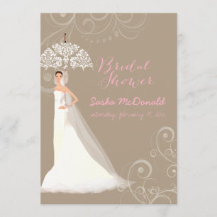 PixDezines bruidsshower/kant parasol/DIY achtergro Kaart
