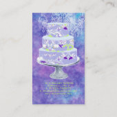 PixDezines bruidstaarten / waterverf beïnvloedt Visitekaartje (Achterkant)