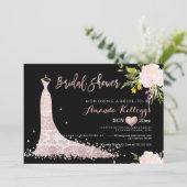 PixDezines Bruiloftslunch Lente Bloemen Kaart (Staand voorkant)