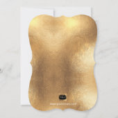 PixDezines Brunch & Bubble Dazzled/Faux Gold Kaart (Achterkant)