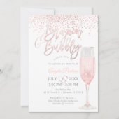 PixDezines Brunch Bubble/Pink+Silver Confetti Kaart (Voorkant)