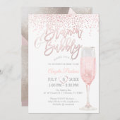 PixDezines Brunch Bubble/Pink+Silver Confetti Kaart (Voorkant / Achterkant)