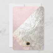 PixDezines Brunch Bubble/Roze Champagne Confetti Kaart (Achterkant)