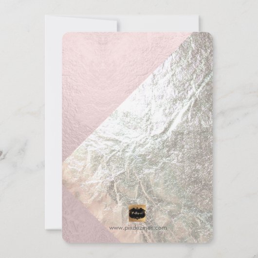 PixDezines Brunch Bubble/Roze Champagne Confetti Kaart (Achterkant)