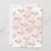 PixDezines Brunch Bubble/Roze Champagne Glass Kaart (Achterkant)