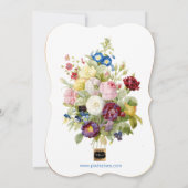 PixDezines Brunch & Bubbly Botanisch Kaart (Achterkant)