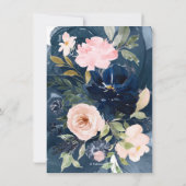 PixDezines Brunch Bubbly Navy Blush H2 bloemen Uit Kaart (Achterkant)