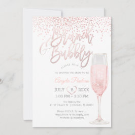 PixDezines Brunch Bubbly/Pink+Silver Confetti Kaart