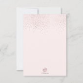 PixDezines Brunch+Bubbly Roze Champagne Kaart (Achterkant)