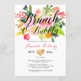 PixDezines Brunch & Bubbly Spring Bloemen Kaart