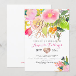 PixDezines Brunch en Bubble Spring Floral Kaart
