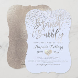 PixDezines Brunch N Bubble/Silver Confetti Kaart
