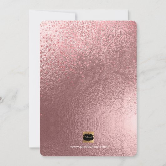 PixDezines Brunch N Bubbly/Roos Gold/Confetti Kaart (Achterkant)