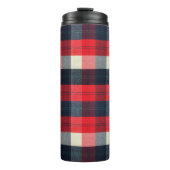 PixDezines Buffalo Plaid, Lumber Jack Thermosbeker (Voorkant)