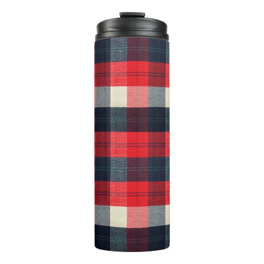 PixDezines Buffalo Plaid, Lumber Jack Thermosbeker (Voorkant)