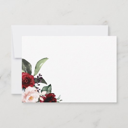 PixDezines Burgundy Blush Blooms DETAILS KAARTEN (Achterkant)