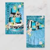 PixDezines Cake/Bakery/Pâtisserie, goudvoorraad Visitekaartje (Voorkant / Achterkant)