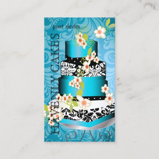 PixDezines Cake/Bakery/Pâtisserie, goudvoorraad Visitekaartje (Voorkant)