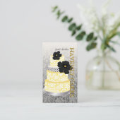 PixDezines Cake/Bakery/Pâtisserie Visitekaartje (Staand voorkant)