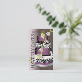 PixDezines Cake/Bakery/Pâtisserie Visitekaartje (Staand voorkant)