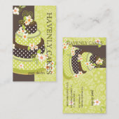 PixDezines Cake/Bakery/Pâtisserie Visitekaartje (Voorkant / Achterkant)