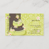 PixDezines Cake/Bakery/Pâtisserie Visitekaartje (Achterkant)