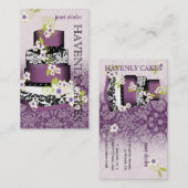 PixDezines Cake/Bakery/Pâtisserie Visitekaartje (Voorkant / Achterkant)