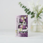 PixDezines Cake/Bakery/Pâtisserie Visitekaartje (Staand voorkant)