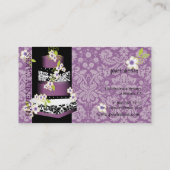 PixDezines Cake/Bakery/Pâtisserie Visitekaartje (Achterkant)