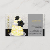 PixDezines Cake/Bakery/Pâtisserie Visitekaartje (Achterkant)