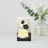 PixDezines Cake/Bakery/Pâtisserie Visitekaartje (Staand voorkant)